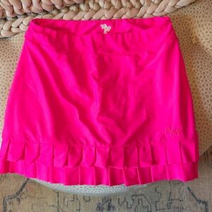 Tzu Tzu Hot Pink Mini Skirt